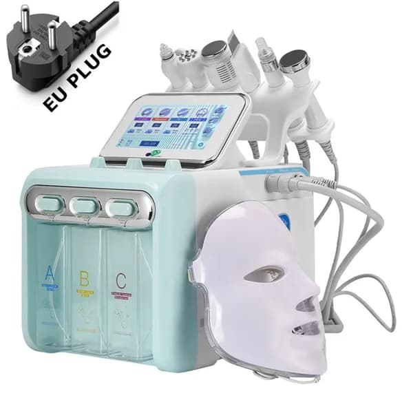 Vatten Dermabrasionsmaskin, Multifunktionell Hudbehandling, Avancerad Teknik,EU PLUG (220-240V)
