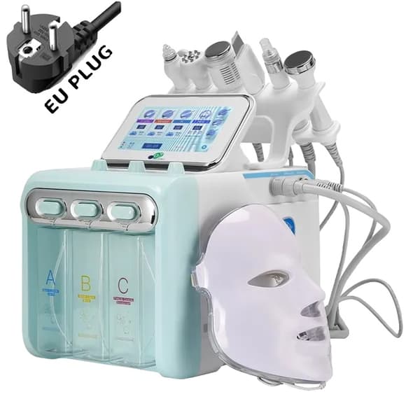 Vatten Dermabrasionsmaskin, Multifunktionell Hudbehandling, Avancerad Teknik,EU PLUG (220-240V)