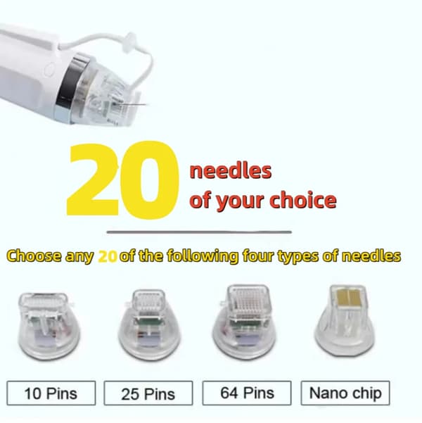 RF-mikroneulauskone, 20 neulan määrä, 0,25 mm neulan pituus,20 Määrä