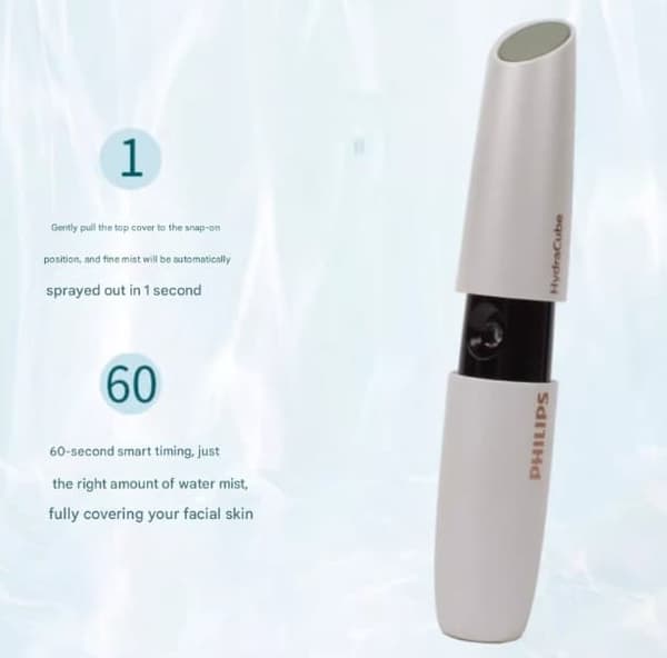 Philips spraymätare BSC601 hydrering hydrering skönhetsmätare uppladdningsbar mini bärbar vakna upp hydrering hushåll