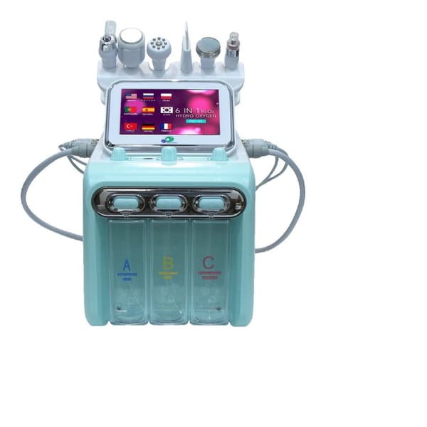Hydrafacial-maskin, 6 i 1-funktionalitet, ansiktsrengöring,EU