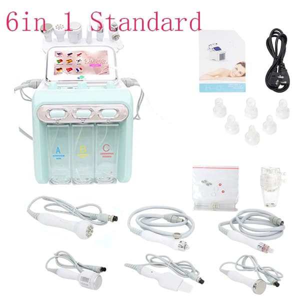 AOKO Hydro Diamond Dermabrasion Maskine, Ikke-Invasiv Ansigtsrensning, Avanceret Hudopstramning,EU, 9 Sprogstandard