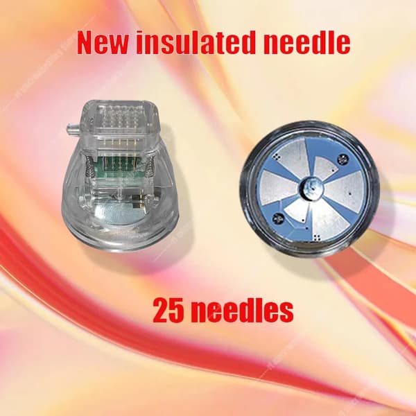 Engångs RF Microneedling Patron, Isolerad Nåltyp, 0,3 mm Nålängd,25 nålar 10PCS