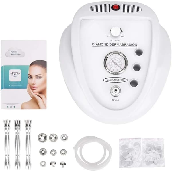 Diamant Dermabrasion Maskine, Justerbar Vakuum Intensitet, 220 V Drift, Inkluderer Diamant Hoveder,HVID