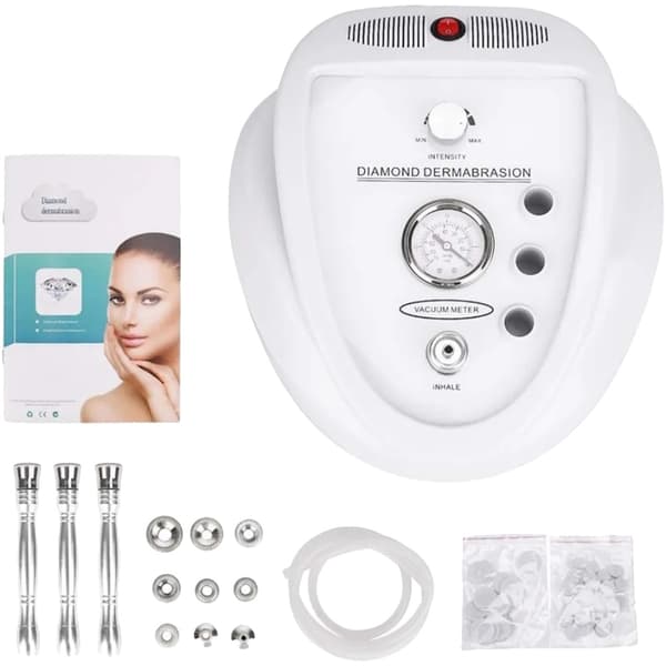 Diamant Dermabrasion Maskine, Justerbar Vakuum Intensitet, 220 V Drift, Inkluderer Diamant Hoveder,HVID