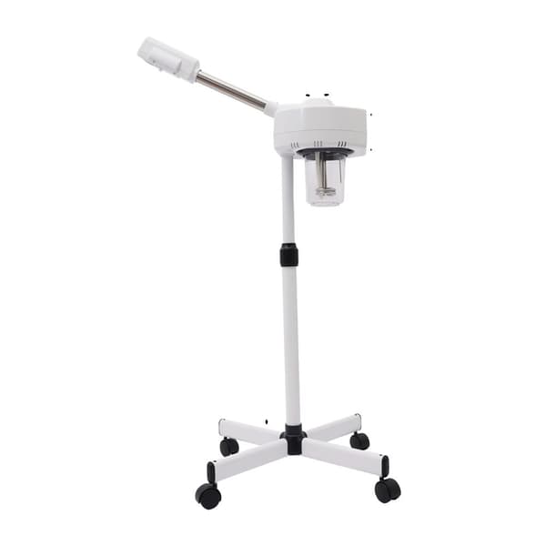 Ansigtsteammaskine, 800W effekt, 750ml vandkapacitet, 360° roterende dyse,HVID