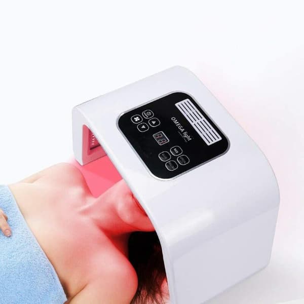 Foldbar LED Ansigtsenhed, 7-Farvet LED Terapi, Aknebehandling, Hudfornyelse