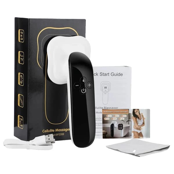 Elektrisk Kropsmassager, 3 Arbejdsindstillinger, 10 Intensitetsniveauer, 1200mAh Batteri,HVID