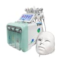 Miniatyrbillede 1 af 2: Ansigtsmassageapparat, Dyb rensning, Forbedret hydrering, Alsidig funktionalitet,7 in1, EU