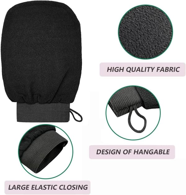 Lollanda Eksfolierende Handsker 2-pak, Handske, Massagebørste – Deep Clean, Unisex