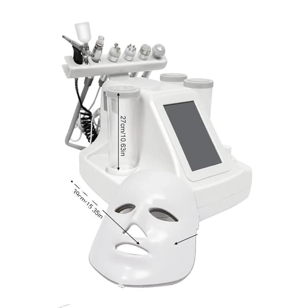 Hydrafacial Maskine, Dyb Rensning, Næringsstofinfusion,HVID