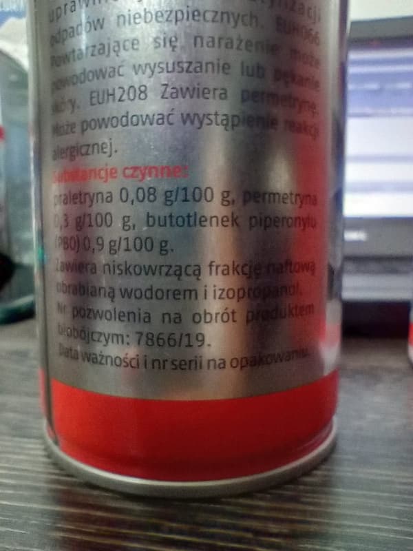 Brandslukker til hvepse og hvepse spray 600 ml op til 5 m