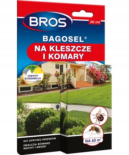 Spray mot myggor och fästingar BROS Bagosel 100EC