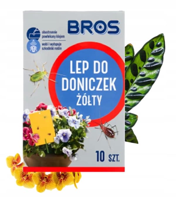 Plantefælde til lokkemidler til potter Bros 10 stk.