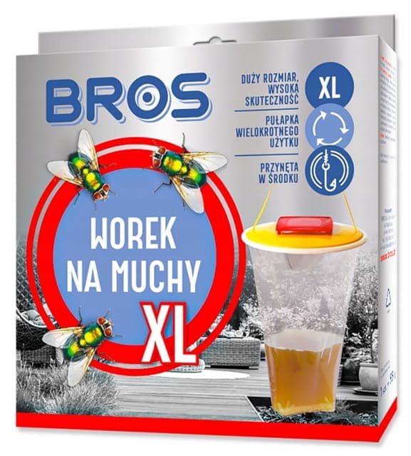 Bros Perholaukku syötillä max XL 8L tehokas ja tilava loukku