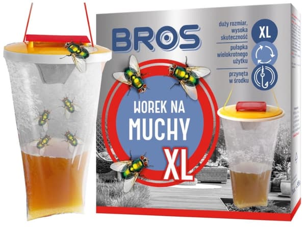 Bros Perholaukku syötillä max XL 8L tehokas ja tilava loukku