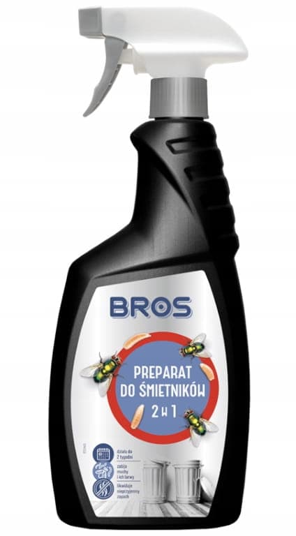 Bros Spray til skraldespande mod fluer og larver 500ml Neutraliserende lugte