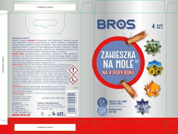 Bros Mølbøjle 4 stk. - effektiv i 4 sæsoner