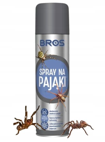 Bros Edderkopspray 250ml Effektiv beskyttelse mod edderkopper og spindelvæv