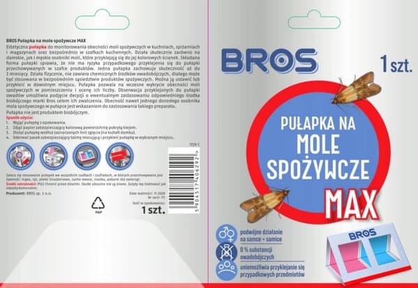 Bros Mølfælde MAX 1 stk. Effektiv beskyttelse til dit køkken