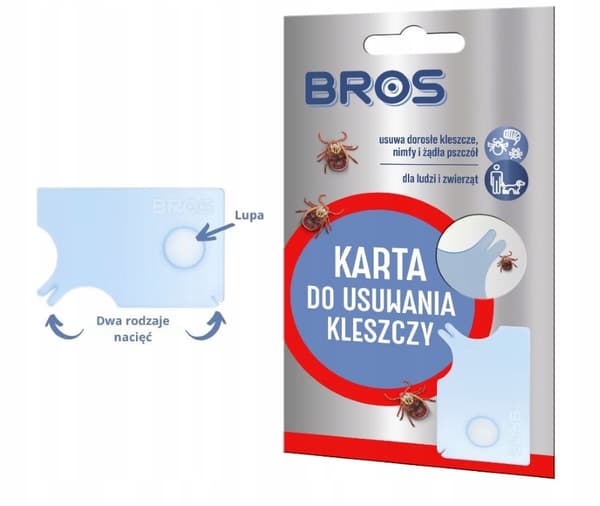 Gør-det-selv-kort til fjernelse af flåter