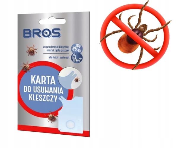 Gör-det-själv-kort för borttagning av fästingar