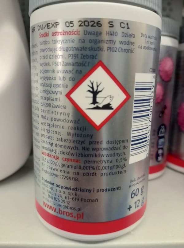 Mrówkofon granulat til myrer 60g + 12g gratis