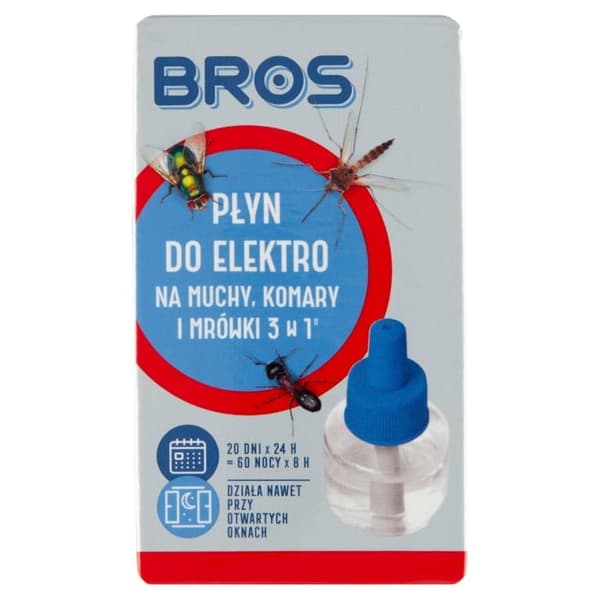 Elektronisk væske til myg, fluer og myrer 3 i 1 30 ml