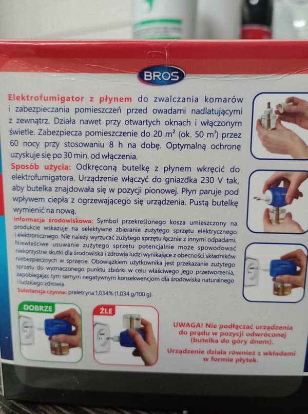 Elektro + flydende myggemiddel til kontakt 40 ml