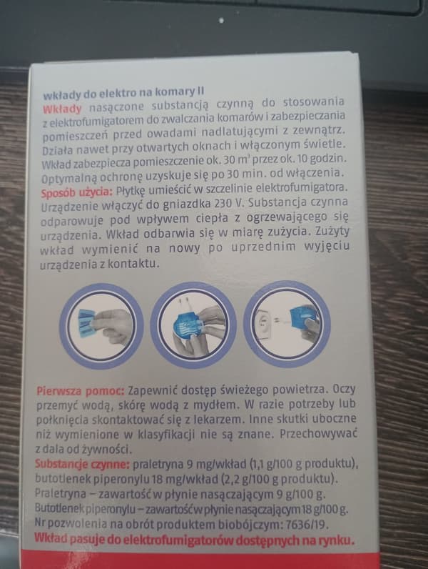 Myggeafvisende indsatser til Elektro 20 stk.