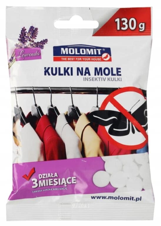 Mølkugler med lavendelduft 130 g mølmiddel