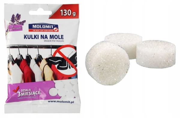 Mølkugler med lavendelduft 130 g mølmiddel