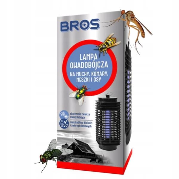 BROS insektlampe 12,5x28,8 cm Beskyttelse mod flyvende insekter