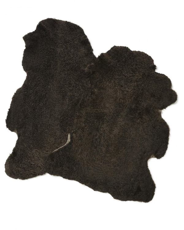 Skinnwille CurlyR Fårskinn, Brun