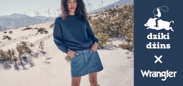Wrangler JEANSKJOL MINIKJOL KORT JEANSKJOL MED ÖPPNING FRAM M