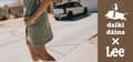 Miniatyrbillede 9 af 9: Lee MAXI NEDERDEL Waterfall LANG DENIM NEDERDEL MED SLIT FORAN W28