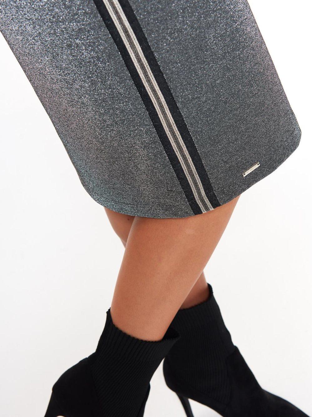 TOP SECRET LADY'S SKIRT SSD1337, Silver, Size 36 (EU)