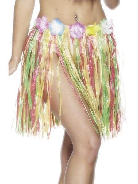 Hawaiikjol med blommor 46 cm
