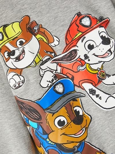 Nimeä pitkähihainen toppi, Paw Patrol, harmaa, koko 86