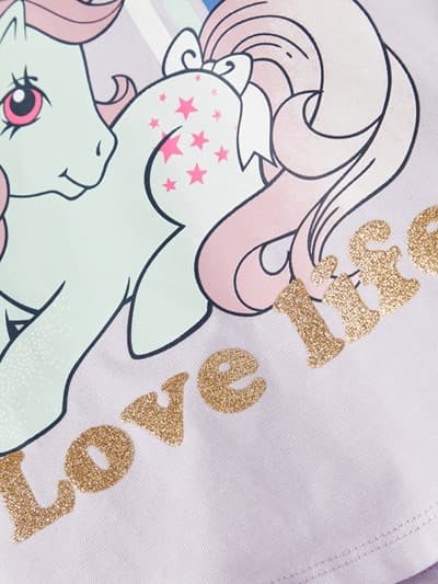 Name it Långärmad Top My little Pony, Ljuslila, Storlek 92