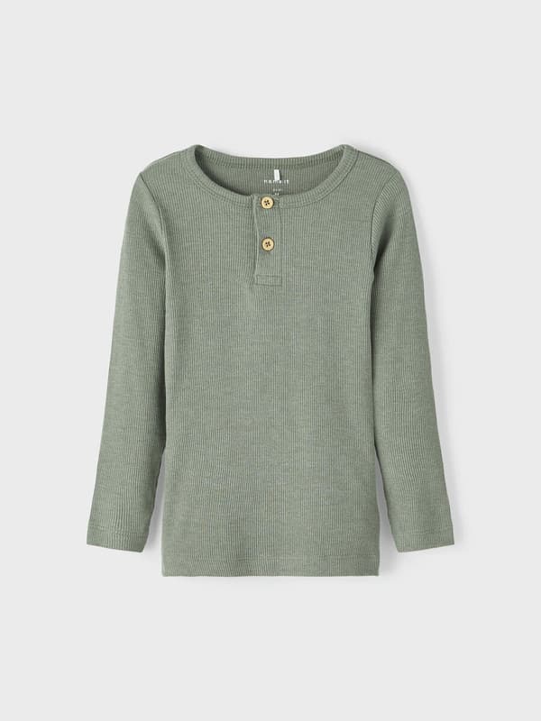 Name it Mini sweater med knapper Grøn, str. 92