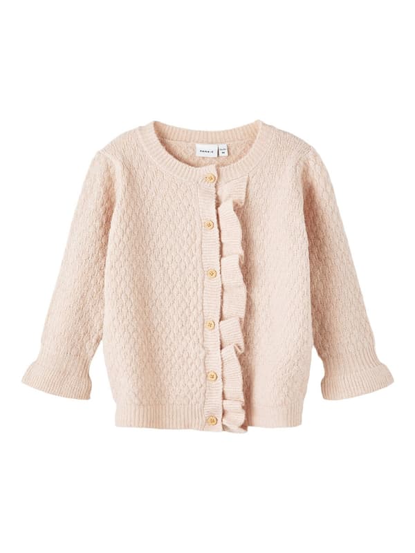 Name it Stickad Kofta Rosa, Storlek 92