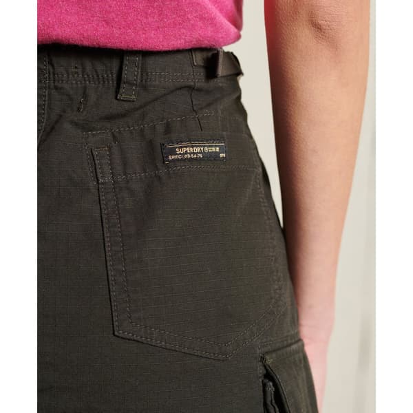 Superdry Nederdel Straight Cargo Grøn S Kvinde
