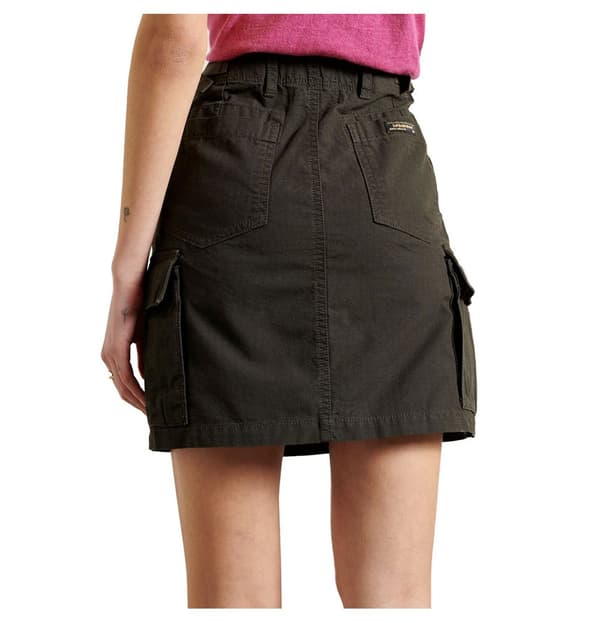Superdry Nederdel Straight Cargo Grøn S Kvinde