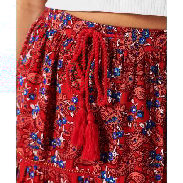 Superdry Kjol Vintage Embellished Mini Röd L Kvinna