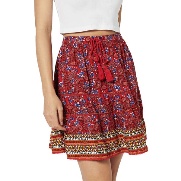 Superdry Kjol Vintage Embellished Mini Röd L Kvinna