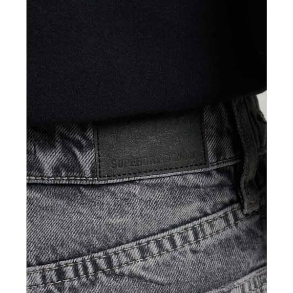 Superdry Kjol Vintage Denim Mini Grå 30 Kvinna