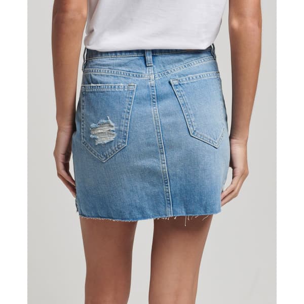 Superdry Kjol Vintage Denim Mini Blå 28 Kvinna