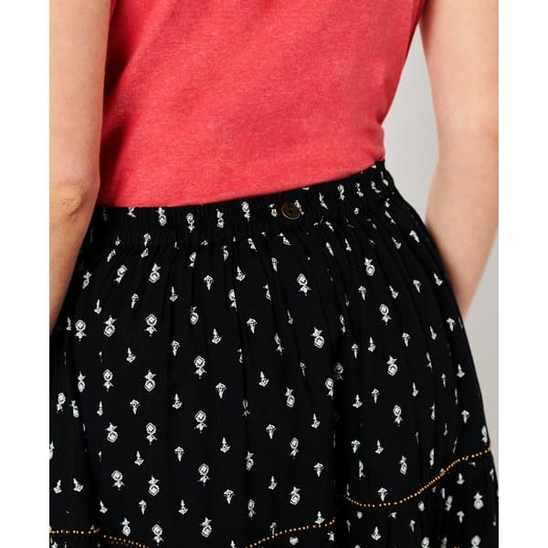 Superdry Kjol Vintage Embellished Mini Svart S Kvinna