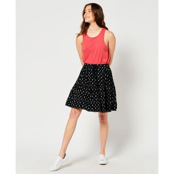 Superdry Kjol Vintage Embellished Mini Svart S Kvinna